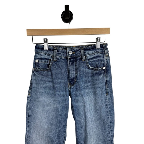 Anthropologie Pilcro The Vintage Straight Jeans in Blue Size 25P - Picture 4 of 10